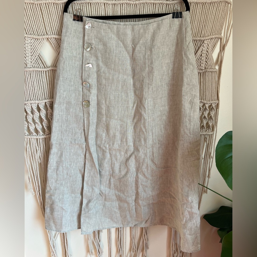 NWOT Reformation Linen Skirt